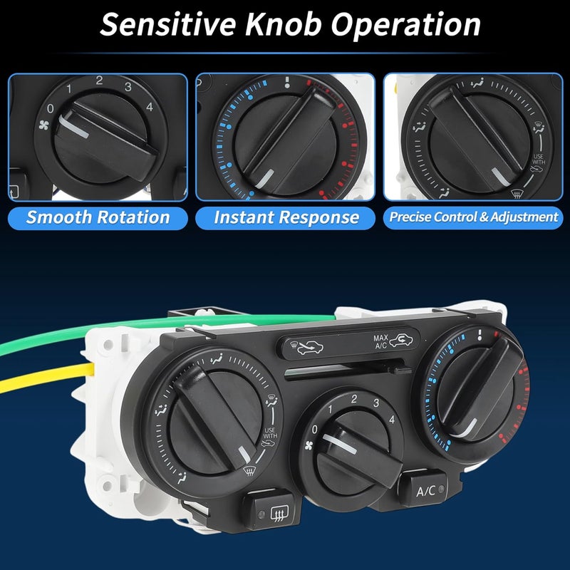 SWITCHRISE A/C Heater Climate Control Module for Nissan Versa 2007 2008 2009 2010 2011 HVAC Control Switch Panel No.599216/27510EL00A/27510EL02A - Image 5